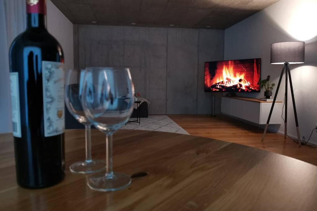 Moderne Ferienwohnung Rhenum Mit Wallbox فالدزهوت-تينغن المظهر الخارجي الصورة