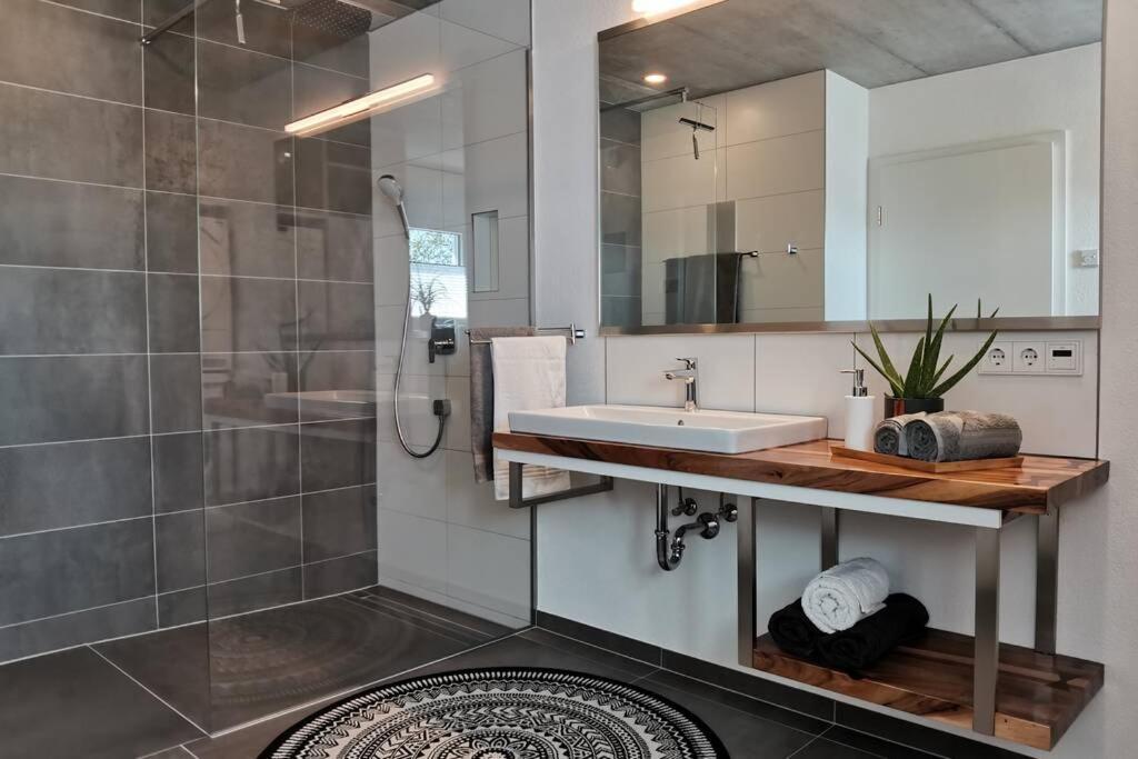 Moderne Ferienwohnung Rhenum Mit Wallbox فالدزهوت-تينغن المظهر الخارجي الصورة